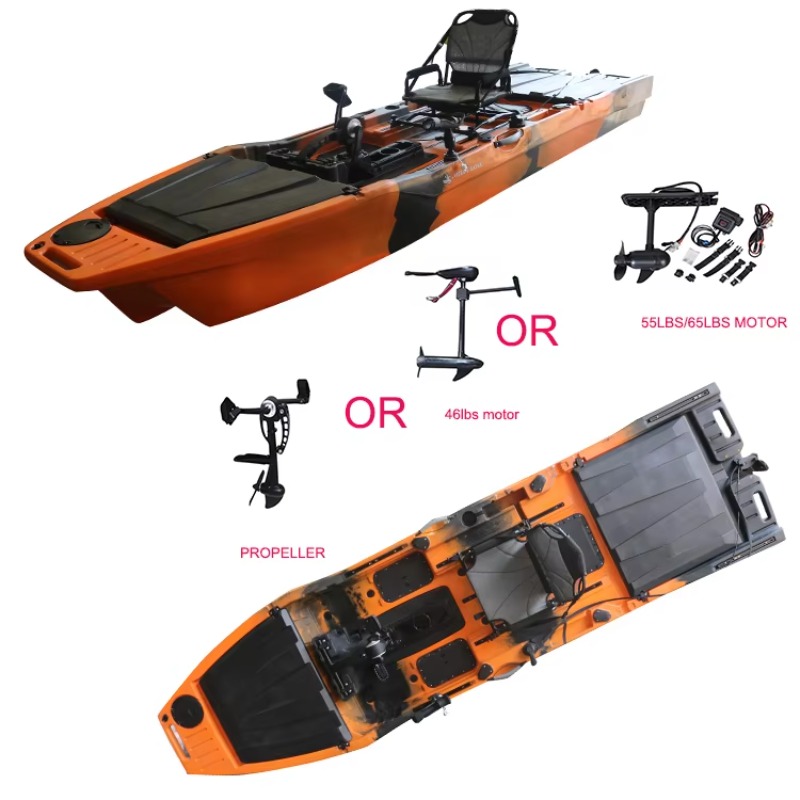바이킹 12.6피트 싱글 카약 페달 프로펠러 플러스 전 - Fishing Boat Trolling Motor 리뷰 및 가격