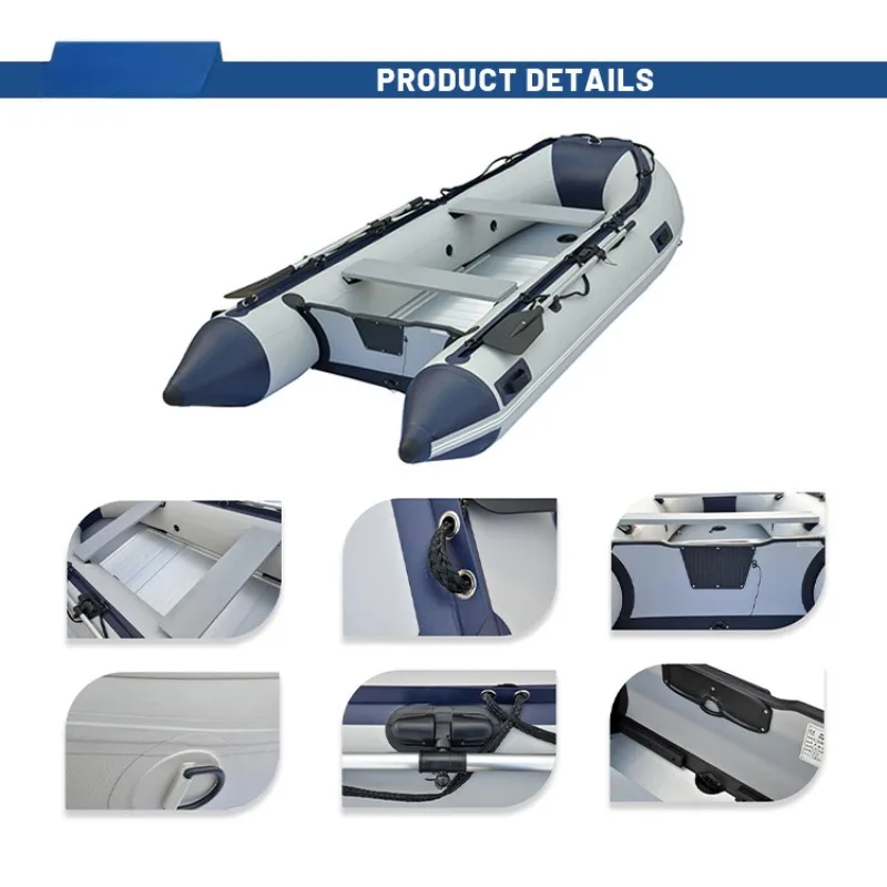 12'6인치 PVC 0.9mm 알루미늄 바닥 팽창식 낚 - Fishing Boat Aluminum 리뷰 및 가격